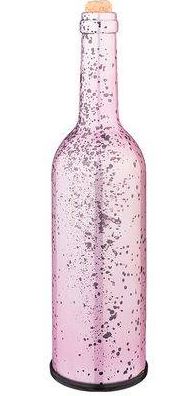 Фигурка ДЕКОРАТИВНАЯ БУТЫЛКА с подсветкой диам 8 см высота 29,5 см 786-322 